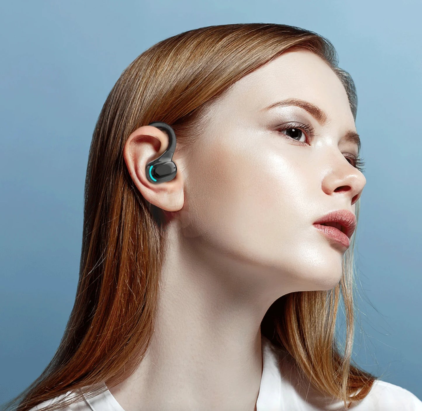 Bluetooth 5.1 Wireless Earbuds with Ear Hook – Stereo Headphones