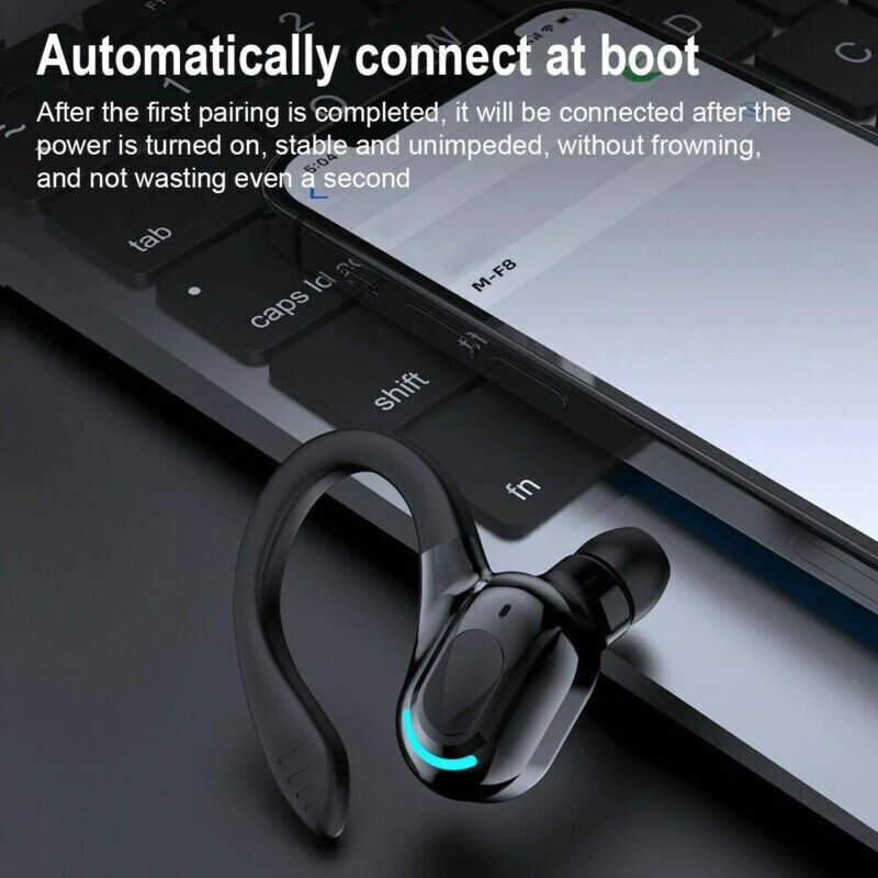 Bluetooth 5.1 Wireless Earbuds with Ear Hook – Stereo Headphones