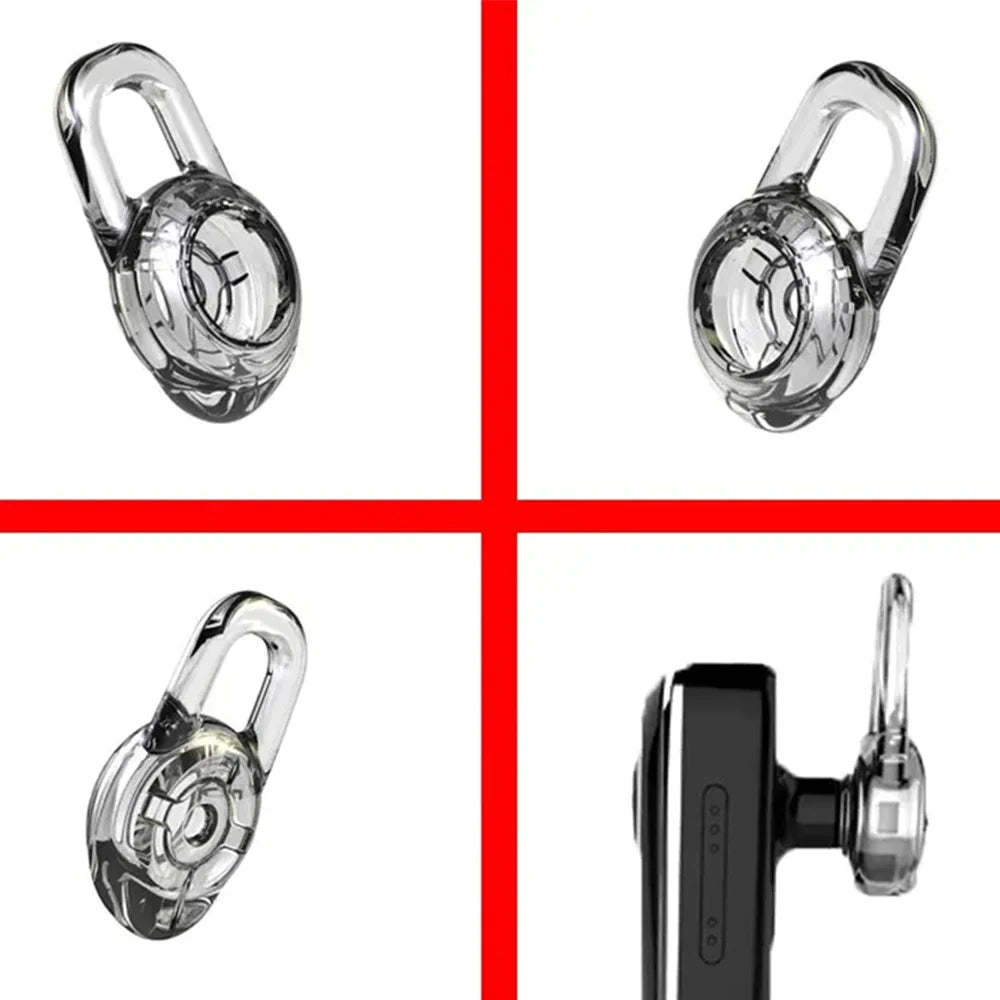 Bluetooth Handsfree Earpiece for Driving – Wireless Headset with Microphone