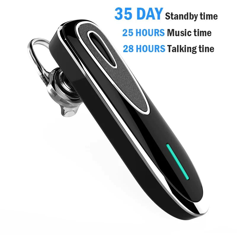 Bluetooth Handsfree Earpiece for Driving – Wireless Headset with Microphone