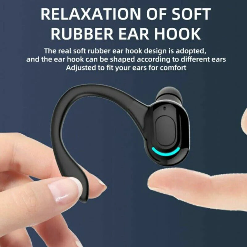 Bluetooth 5.1 Wireless Earbuds with Ear Hook – Stereo Headphones