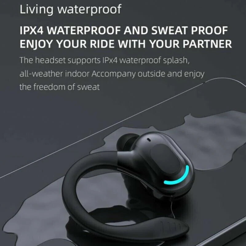 Bluetooth 5.1 Wireless Earbuds with Ear Hook – Stereo Headphones