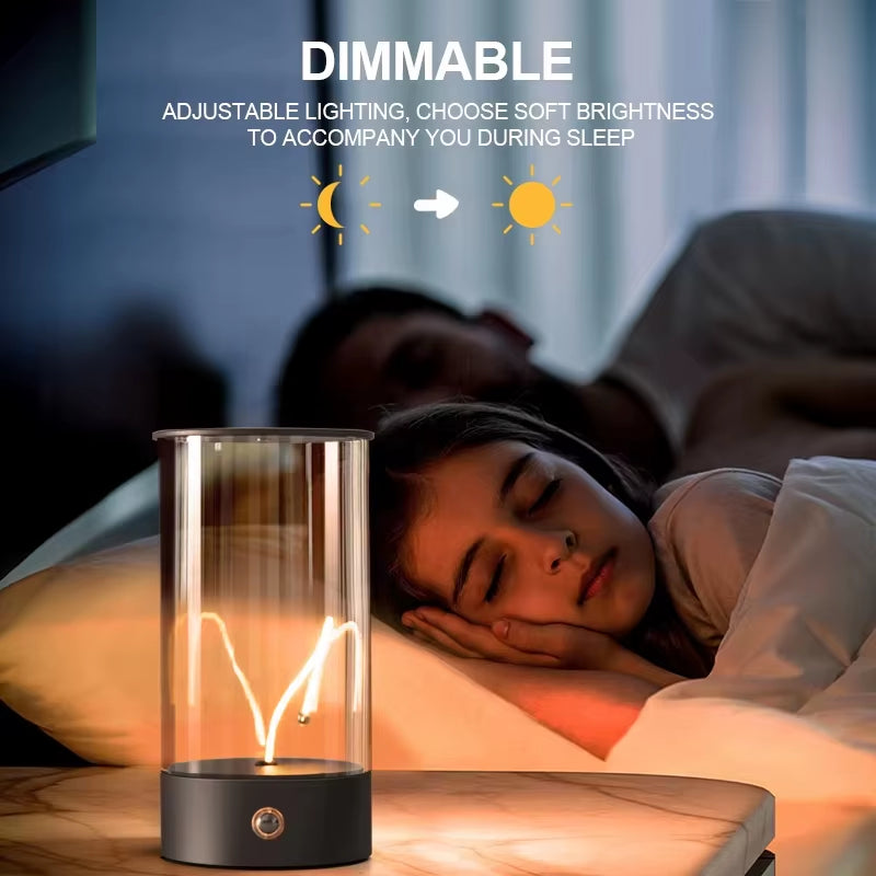 Lámpara LED Recargable de Mesa | Inalámbrica, con Base Magnética y Control Táctil 3 Niveles