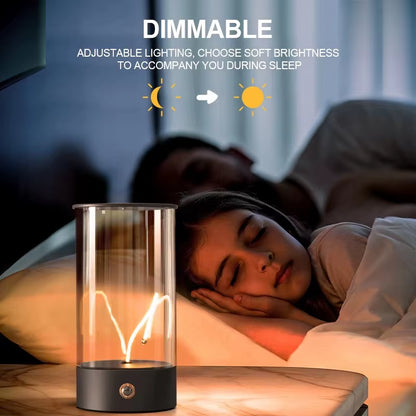 Lámpara LED Recargable de Mesa | Inalámbrica, con Base Magnética y Control Táctil 3 Niveles